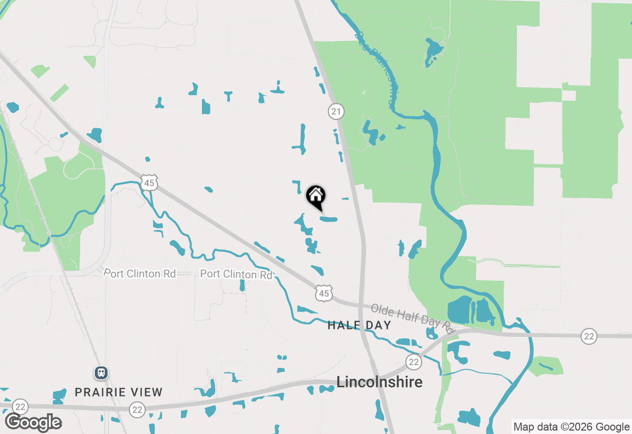 Map of 1195 Georgetown Way, Vernon Hills, IL 60061