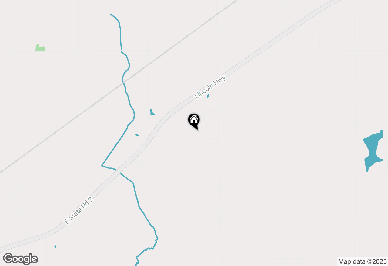 Map of 2897 N Morning Glory Avenue, Rolling Prairie, IN 46371