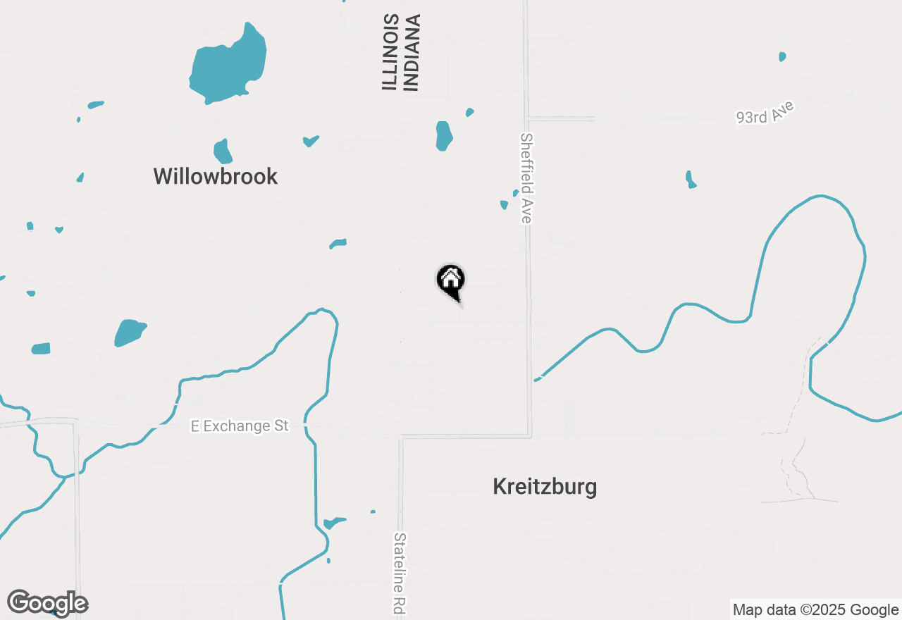 Map of 9782 Hohman Street, Dyer, IN 46311