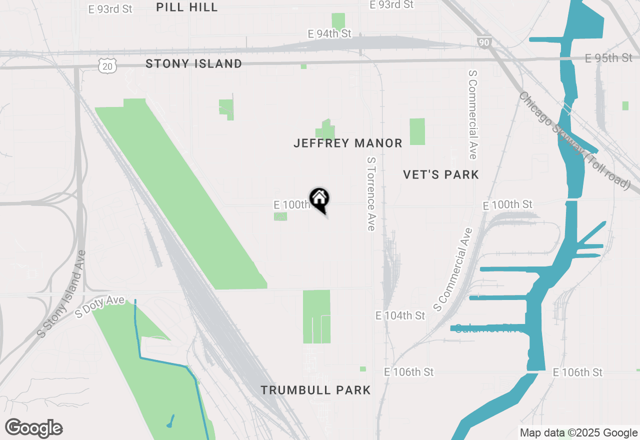 Map of 10035 S Yates Boulevard, Chicago, IL 60617