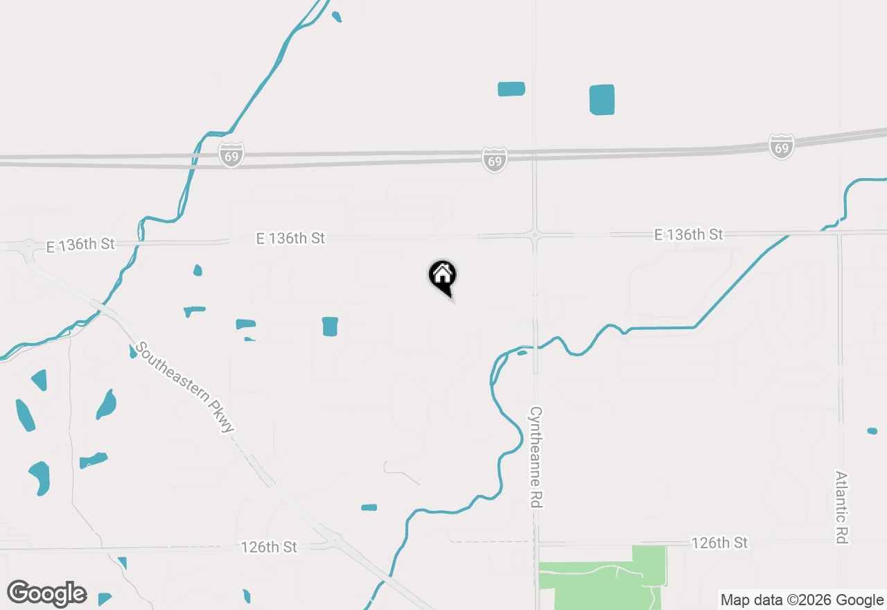 Map of 15469 Eastpark Circle W, Fishers, IN 46037