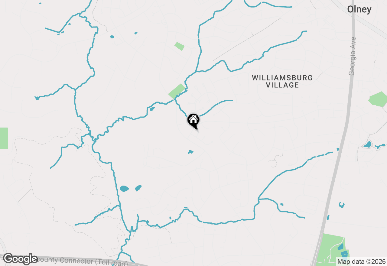Map of 17247 Sandy Knoll Drive, Olney, MD 20832