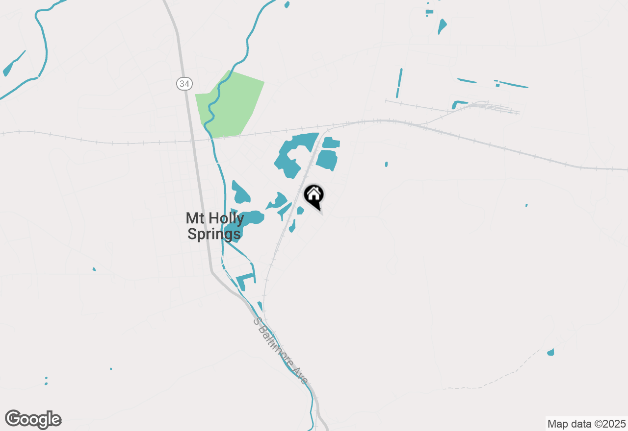 Map of 8 Franklin Street, Mount Holly Springs, PA 17065