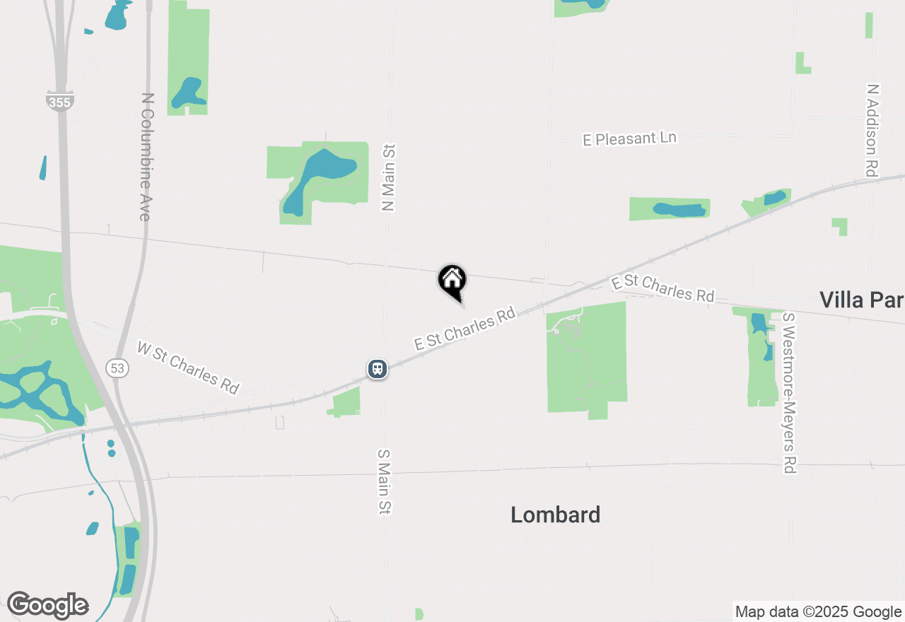 Map of 142 E Grove Street, Lombard, IL 60148