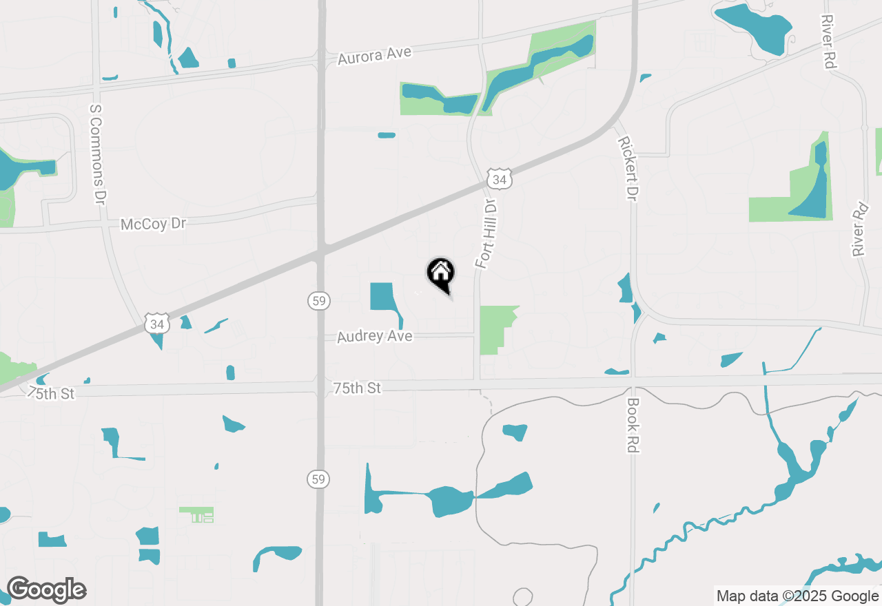 Map of 1022 Ravendale Court, Naperville, IL 60540