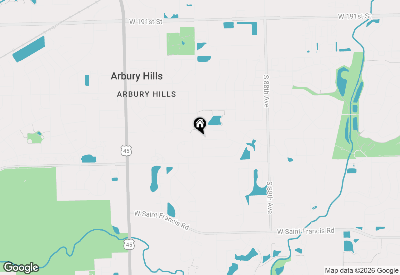 Map of 19730 Kilkenny Avenue, Tinley Park, IL 60487