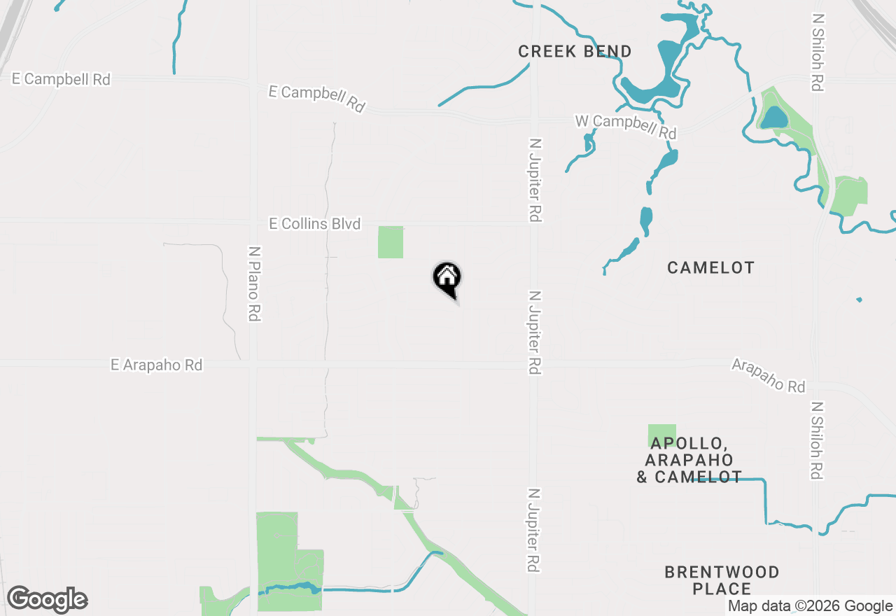 Map of 1908 Clemson Drive, Richardson, TX 75081