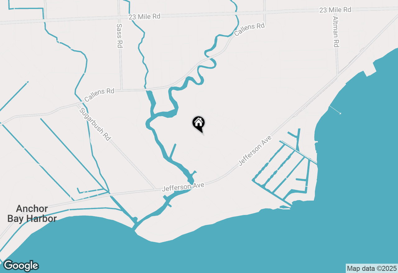 Map of 33838 Au Sable Drive, Chesterfield, MI 48047