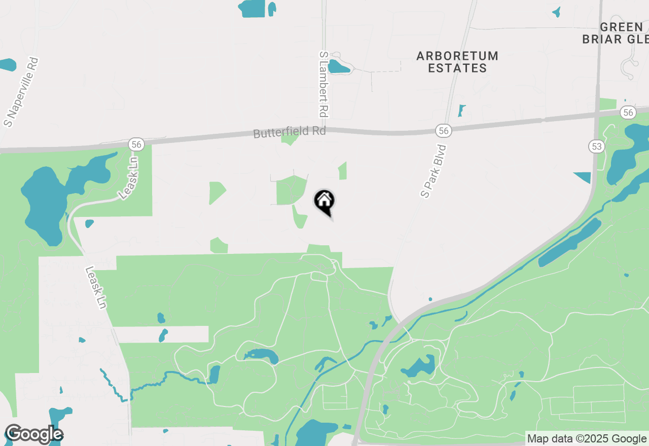 Map of 23W190 Red Oak Drive, Glen Ellyn, IL 60137