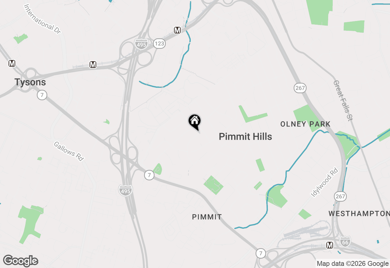 Map of 7606 Leonard Drive, Falls Church, VA 22043
