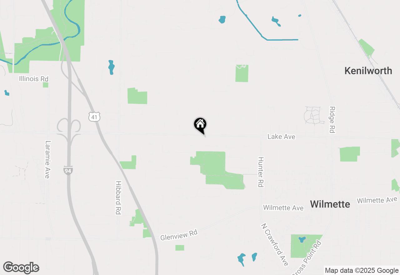 Map of 2621 Lake Avenue, Wilmette, IL 60091