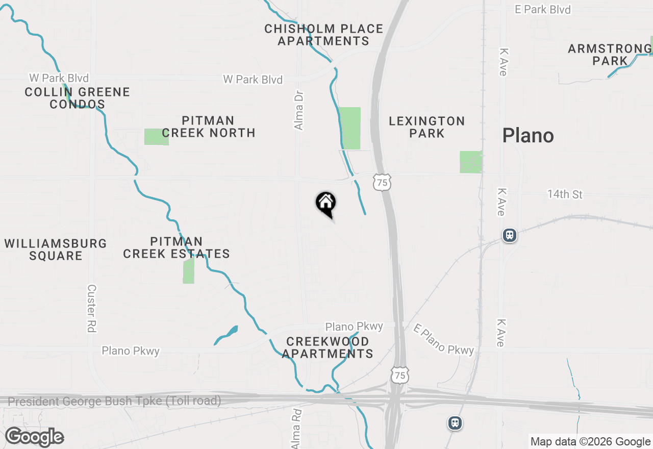Map of 721 Kerrville Lane, Plano, TX 75075