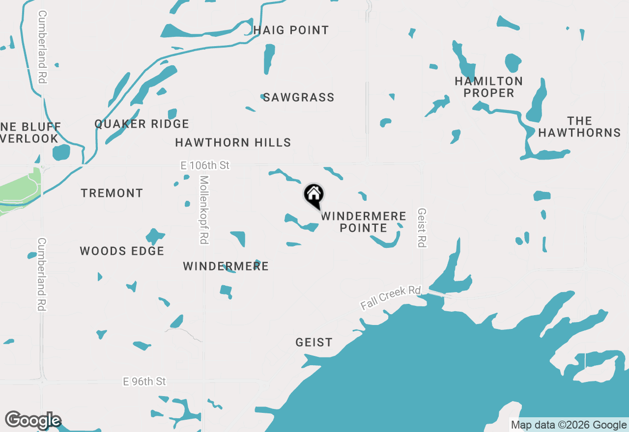 Map of 11025 Innisbrooke Lane, Fishers, IN 46037