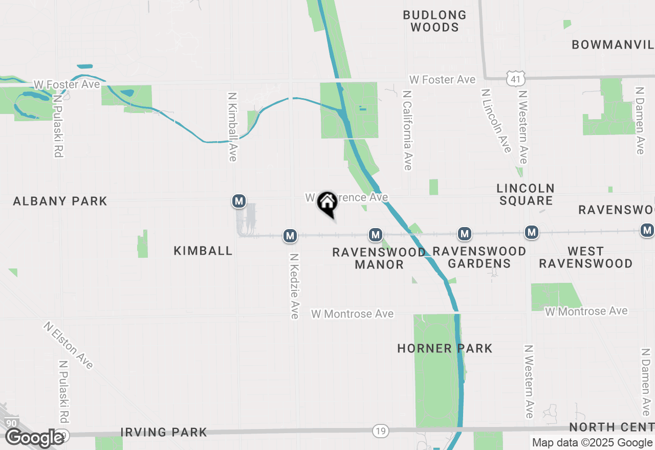 Map of 3050 W Leland Avenue #3, Chicago, IL 60625