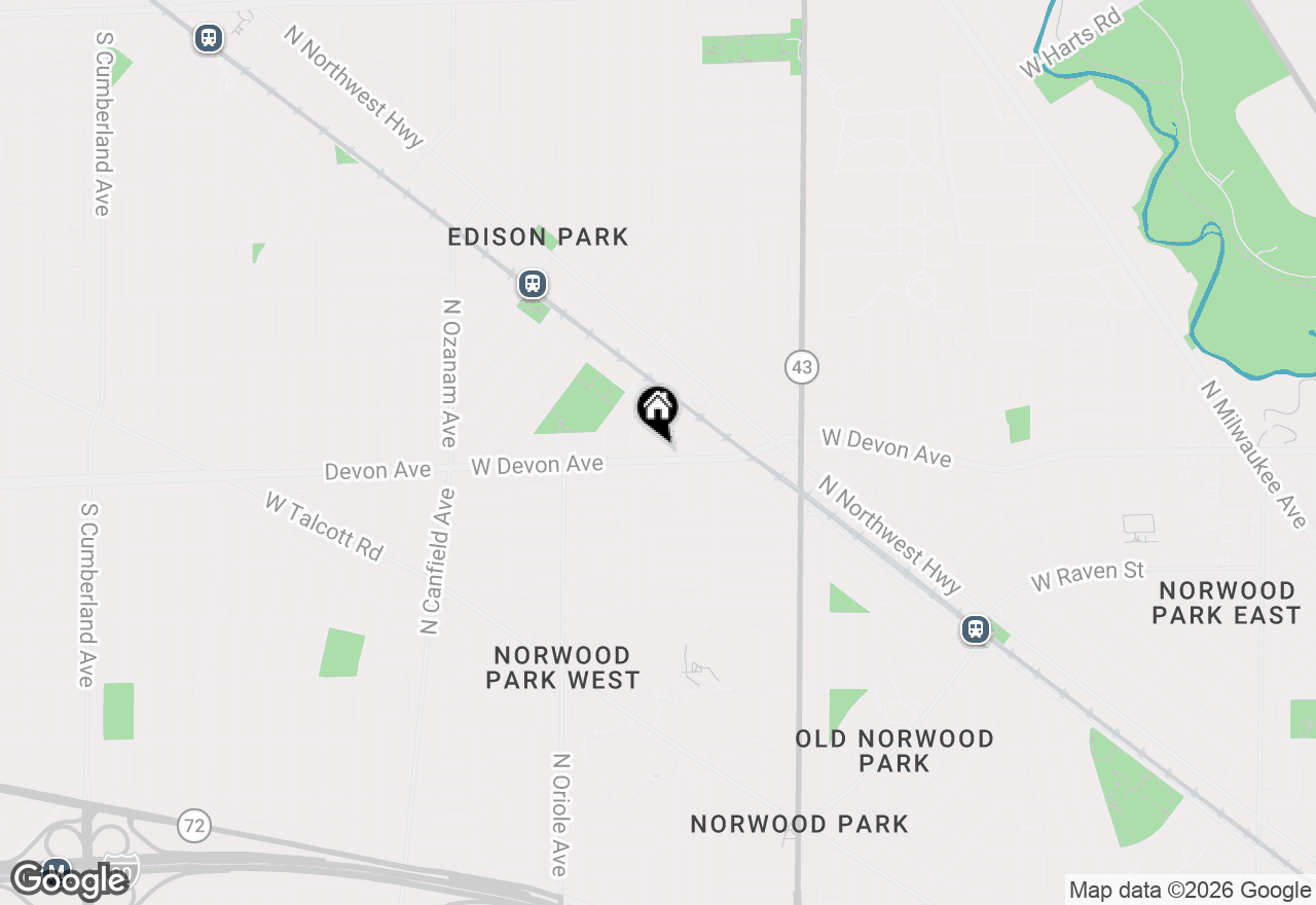 Map of 7422 W Devon Avenue, Chicago, IL 60631