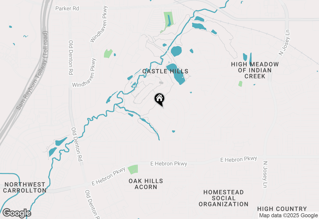 Map of 1153 King Mark Drive, Lewisville, TX 75056