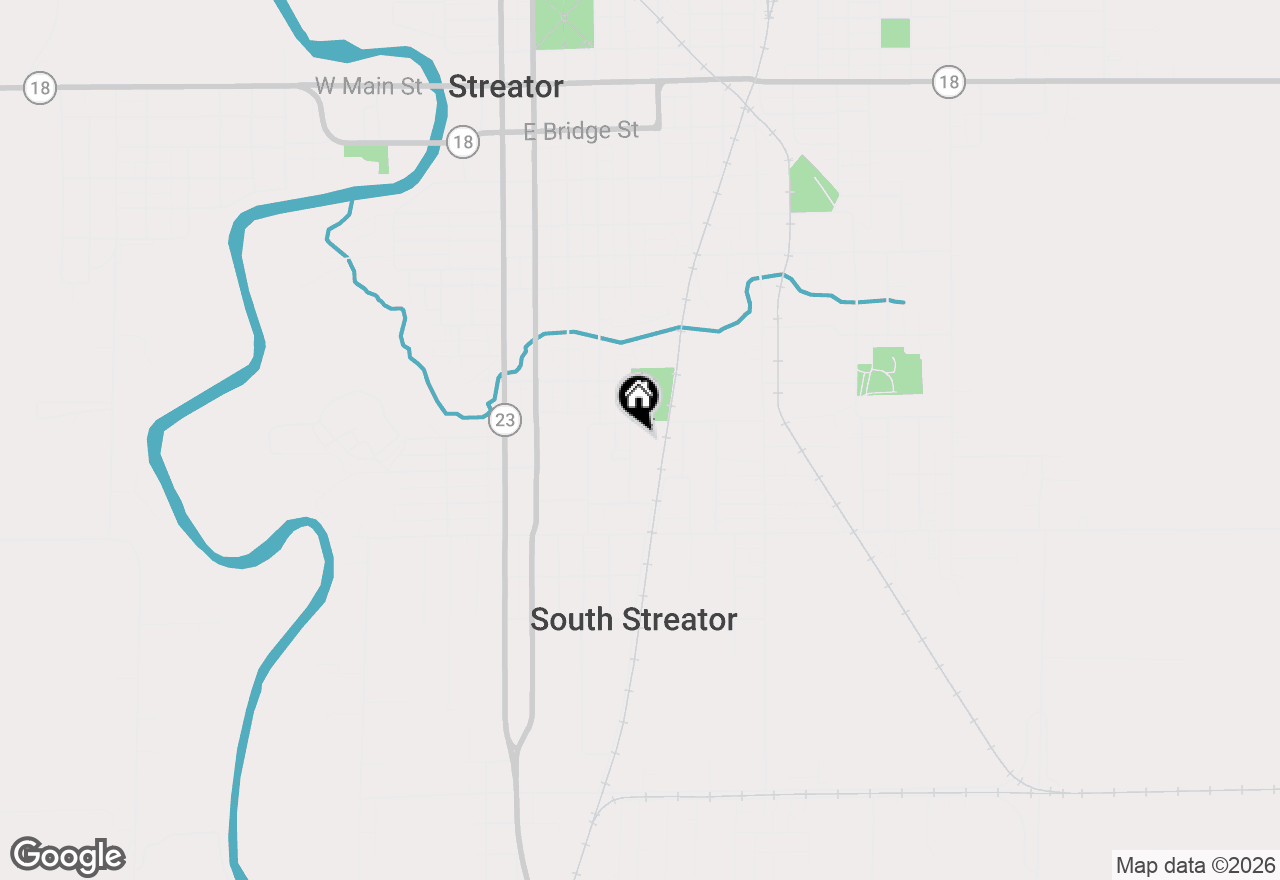 Map of 903 Milner Street, Streator, IL 61364
