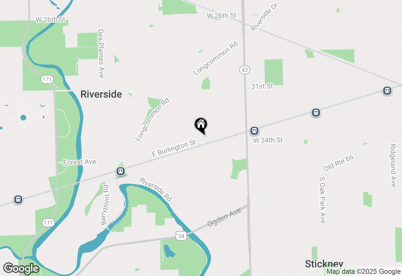 Map of 21 N Herbert Road #E, Riverside, IL 60546