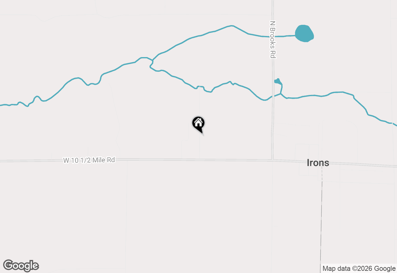 Map of 10697 N Java Road, Irons, MI 49644