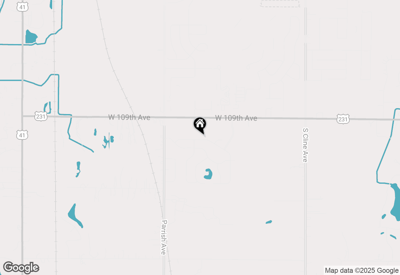 Map of 9186 Green Meadow Drive, Cedar Lake, IN 46303