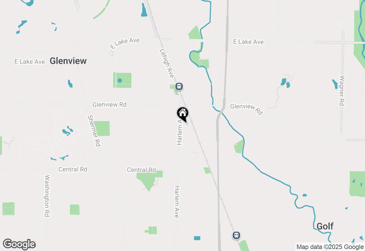 Map of 909 Harlem Avenue #3N, Glenview, IL 60025