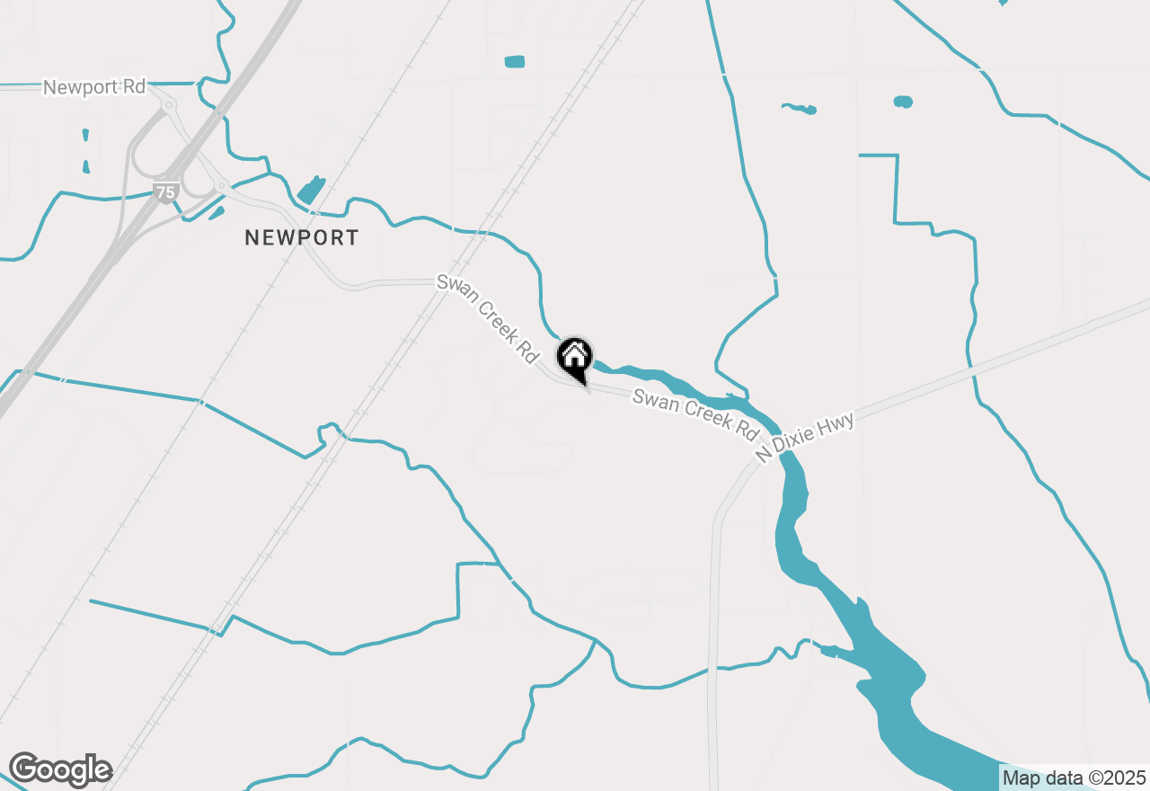 Map of 8537 Cobblestone Drive, Newport, MI 48166