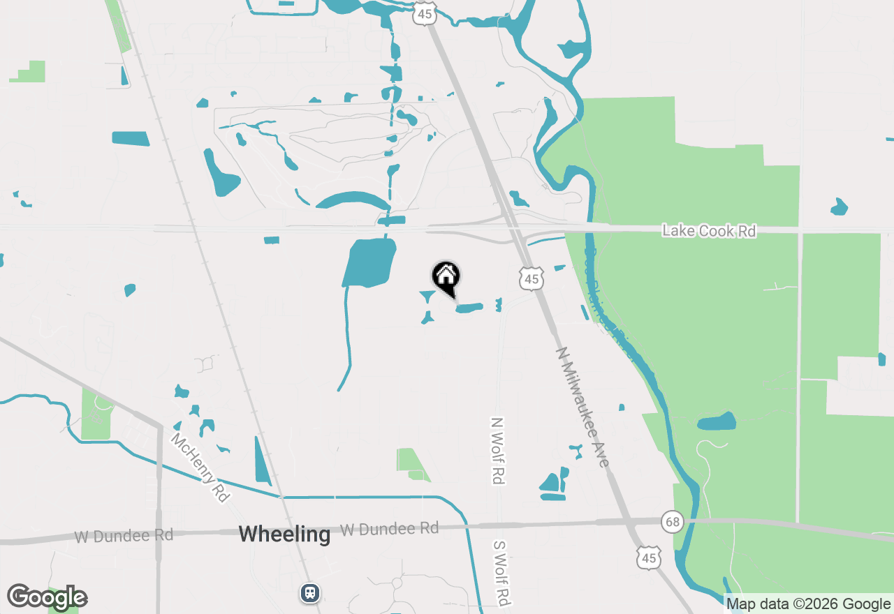 Map of 115 Prairie Park Drive #502, Wheeling, IL 60090