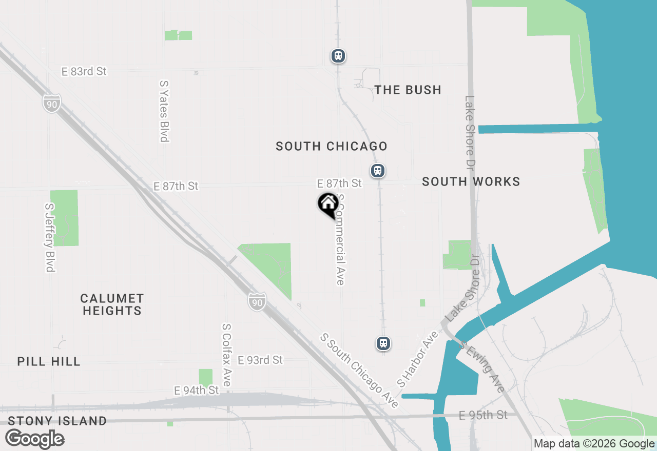 Map of 8825 S Exchange Avenue, Chicago, IL 60617