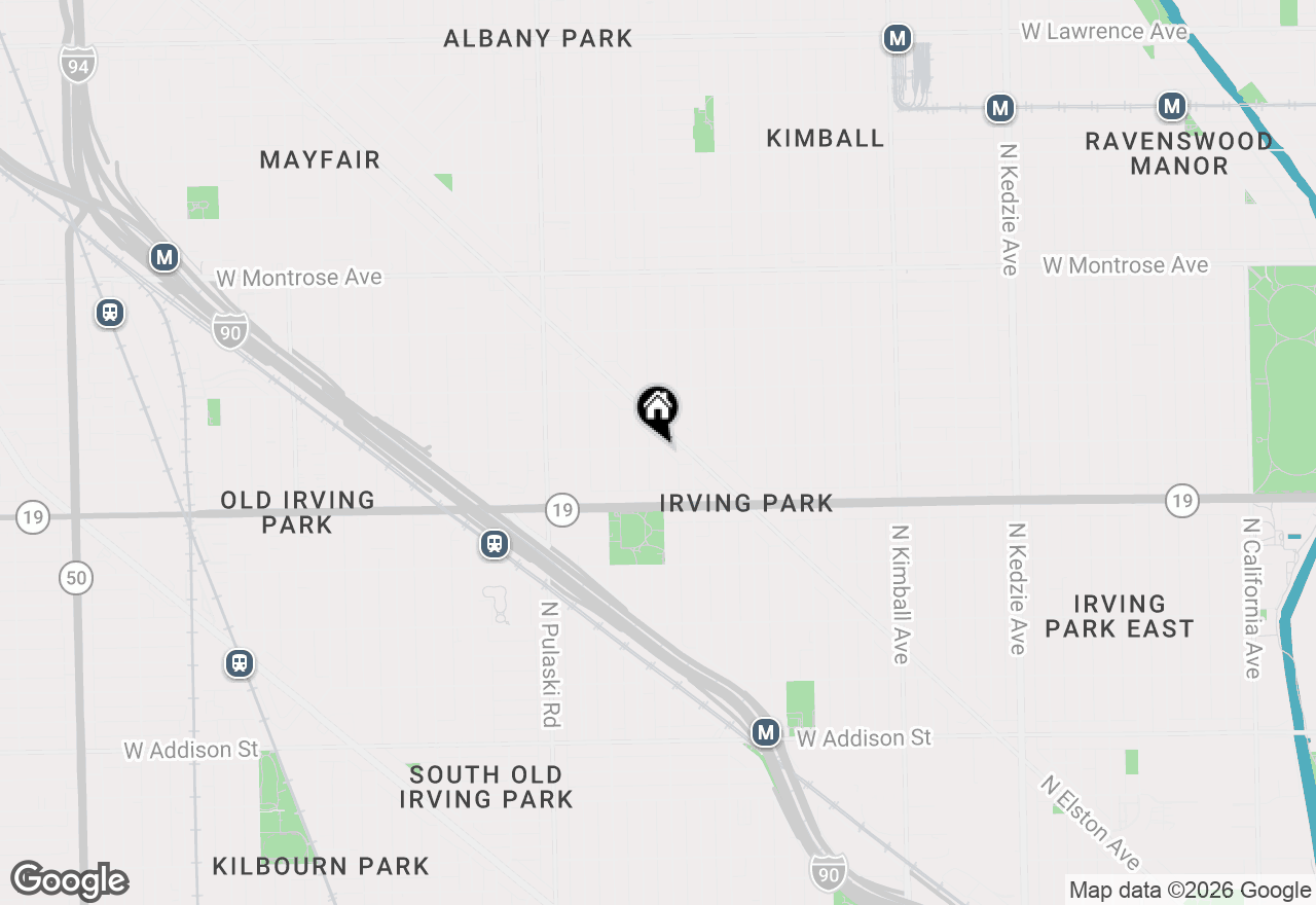 Map of 3801 W Belle Plaine Avenue #2, Chicago, IL 60618