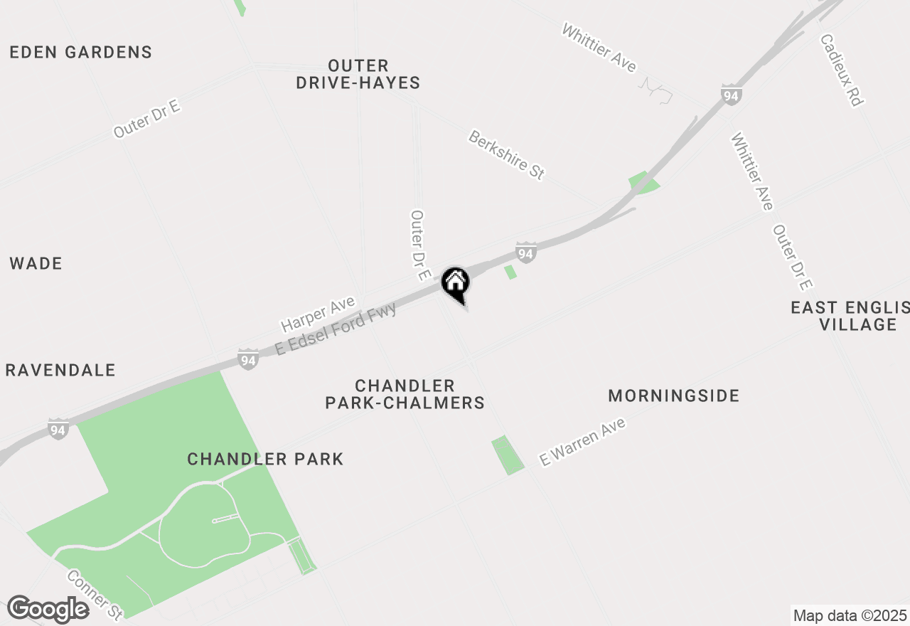 Map of 10749 E Outer Drive, Detroit, MI 48224