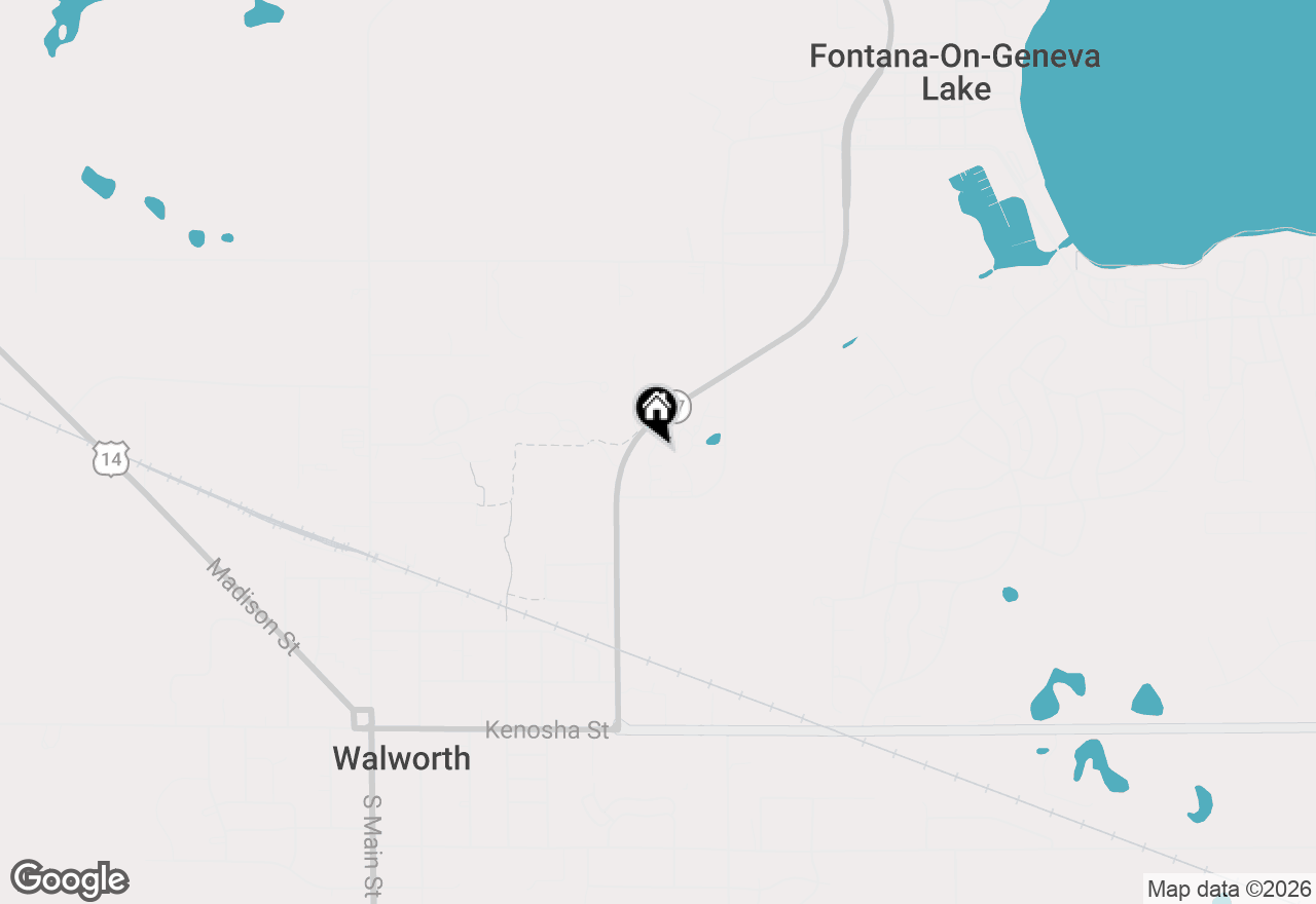 Map of 840 Woodland Ct #EE-1, Fontana, WI 53125