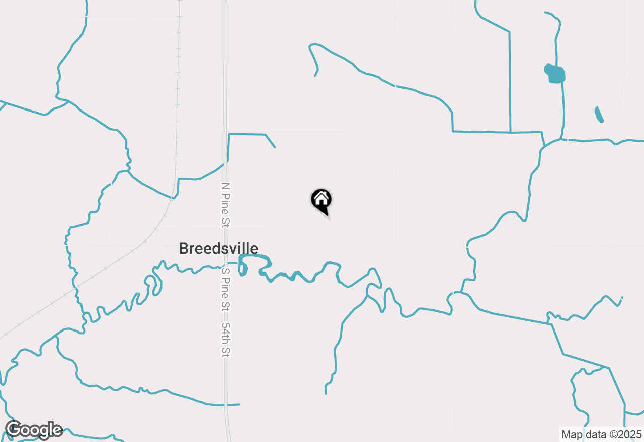 Map of 212 4th Street, Breedsville, MI 49027