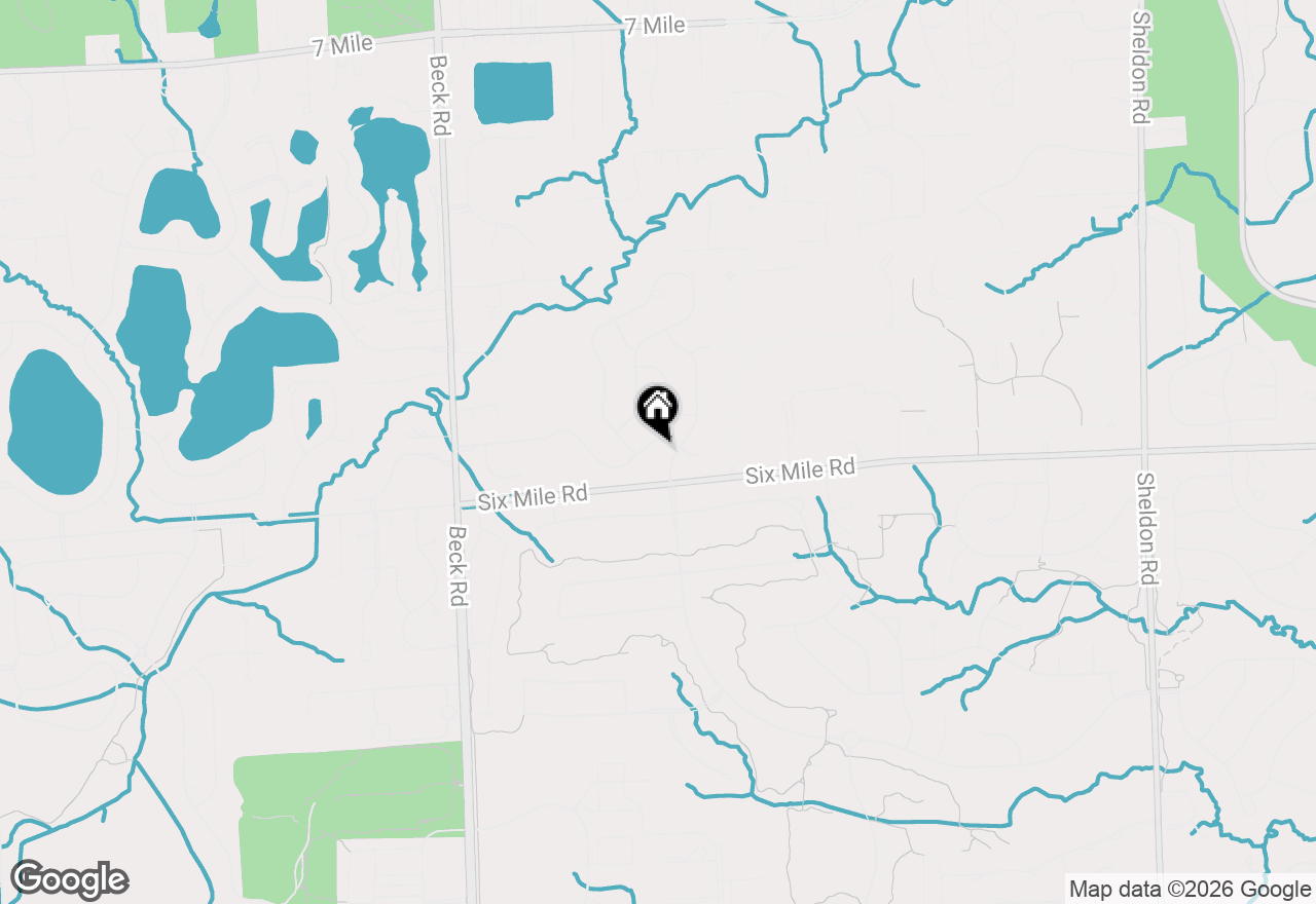 Map of 46575 Red Oak Drive, Northville, MI 48168