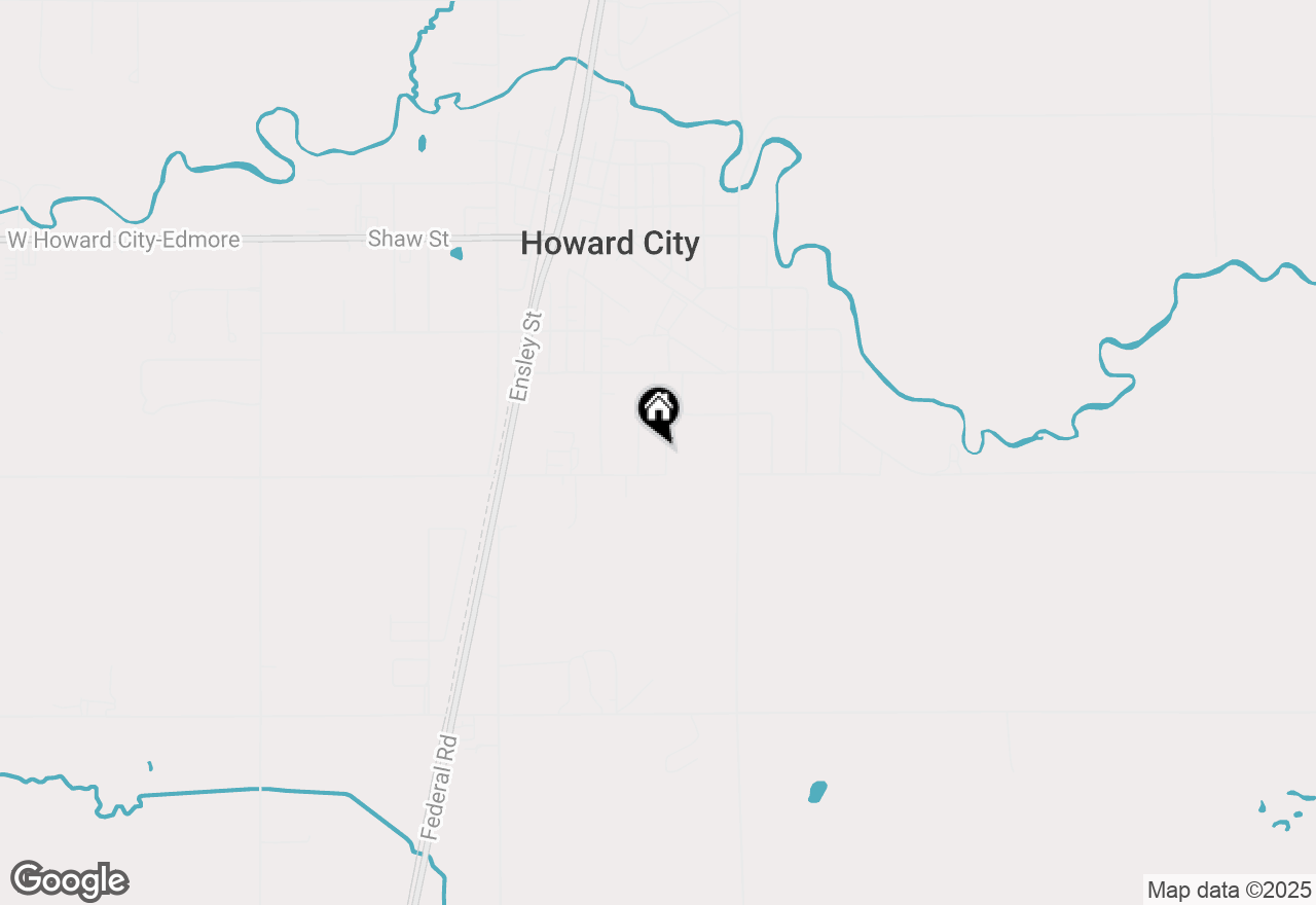 Map of 622 Birch Run Street, Howard City, MI 49329