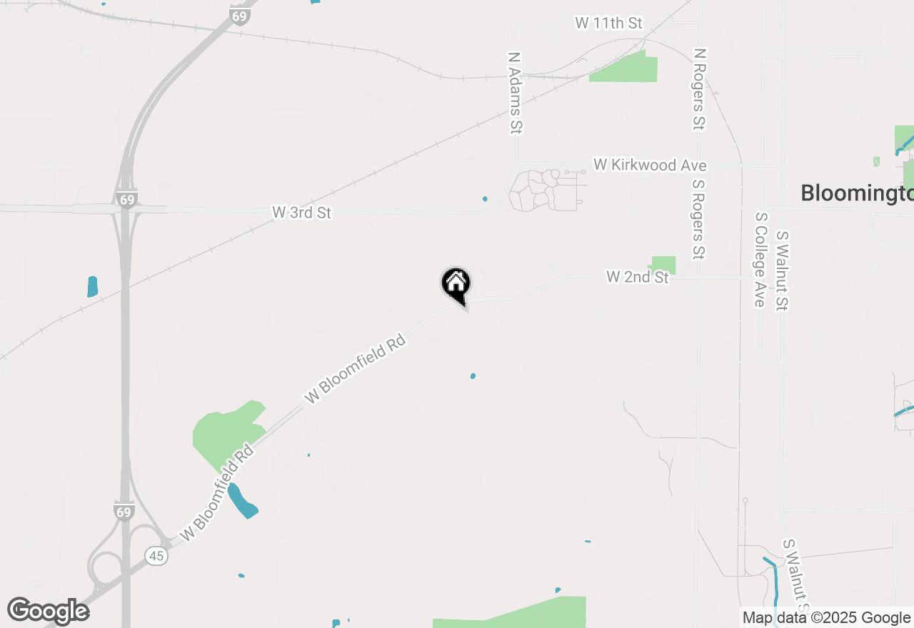 Map of 1355 W Bloomfield Road #1355-C, Bloomington, IN 47403