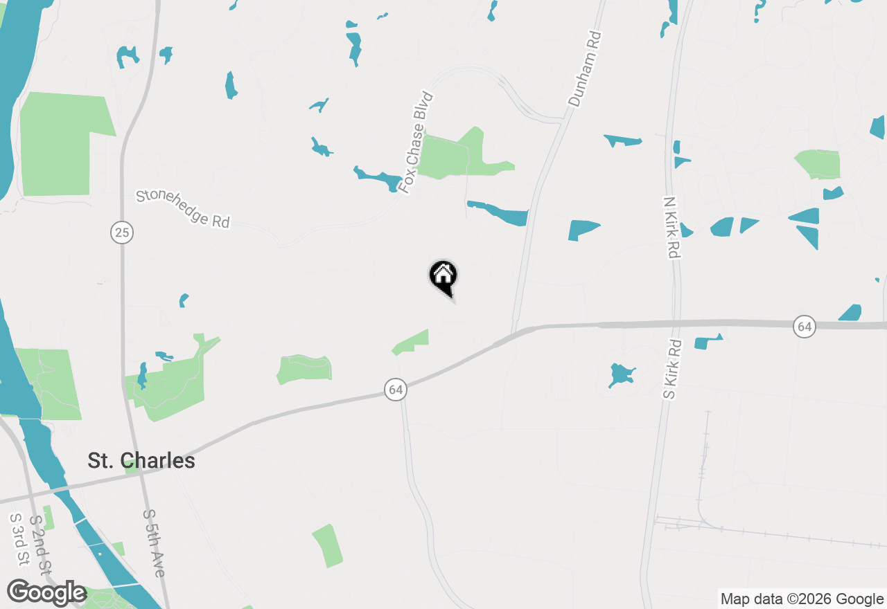 Map of 506 Pin Oak Court, St. Charles, IL 60174