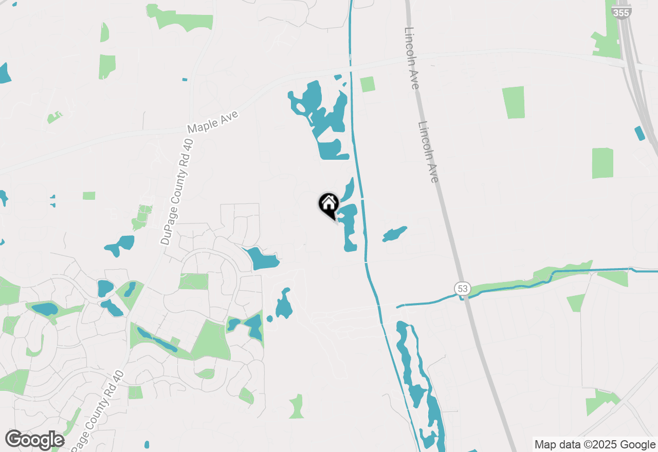 Map of 6004 E Lake Drive #1F, Lisle, IL 60532