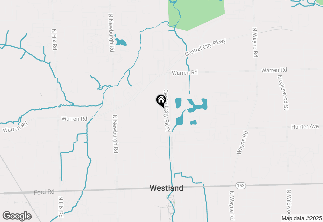 Map of 36616 Deerhurst N, Westland, MI 48185