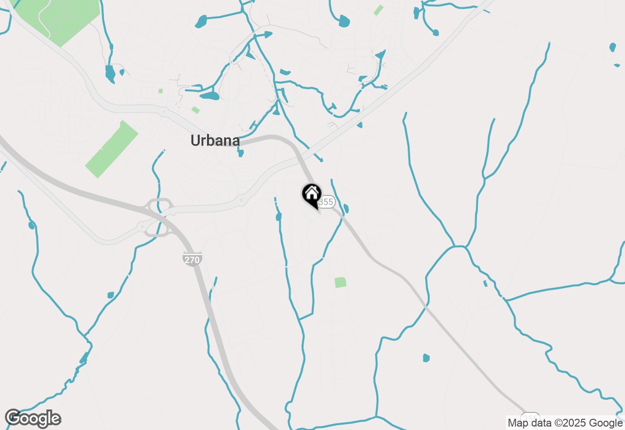 Map of 3412 Angelica Way #402, Frederick, MD 21704