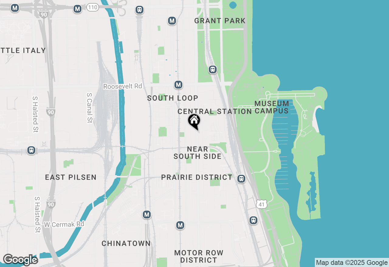 Map of 1464 S Michigan Avenue #610, Chicago, IL 60605
