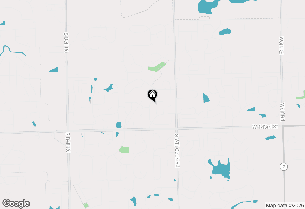 Map of 14117 Garavogue Avenue, Orland Park, IL 60467