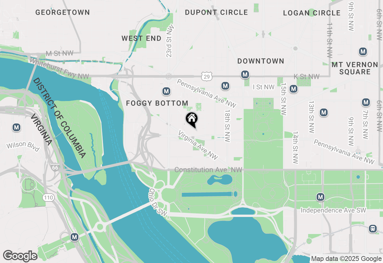 Map of 522 21st Street Nw #309, Washington, DC 20006