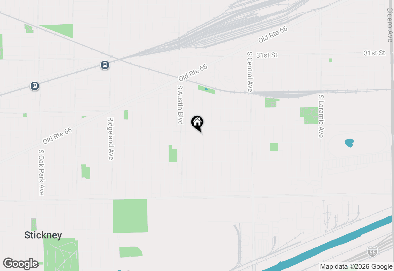 Map of 3522 S 59th Avenue, Cicero, IL 60804