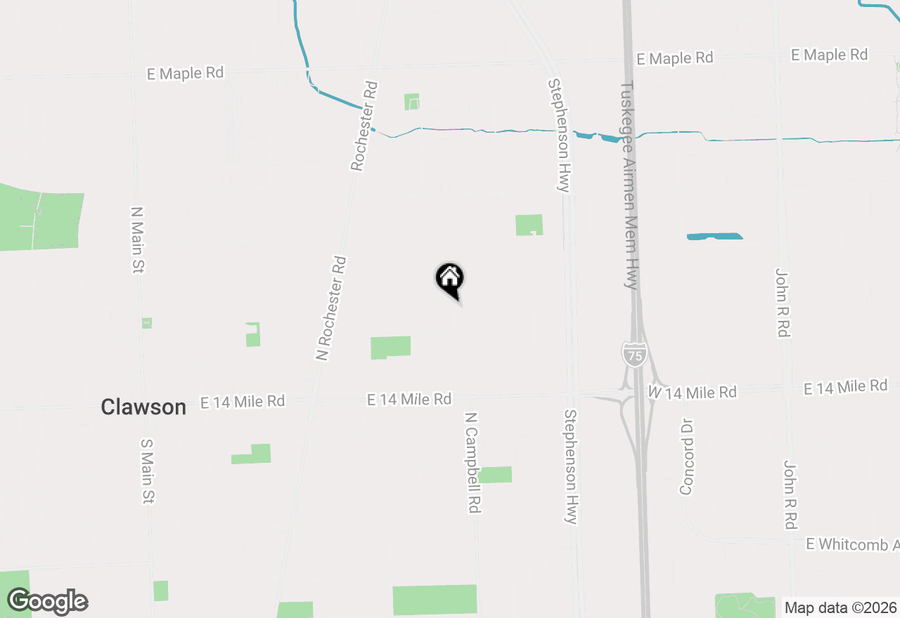 Map of 519 Essex Street, Clawson, MI 48017