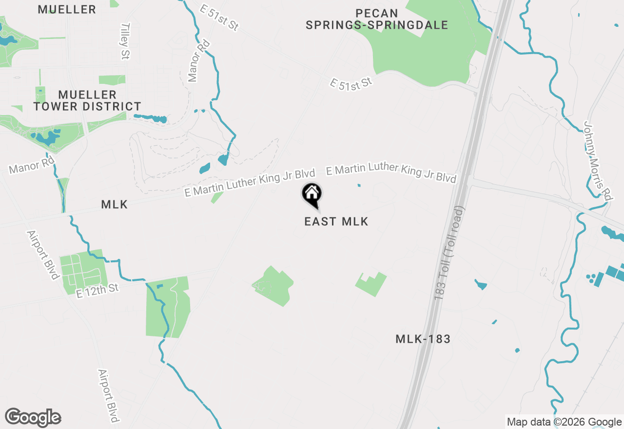 Map of 5006 Baker St #B, Austin, TX 78721