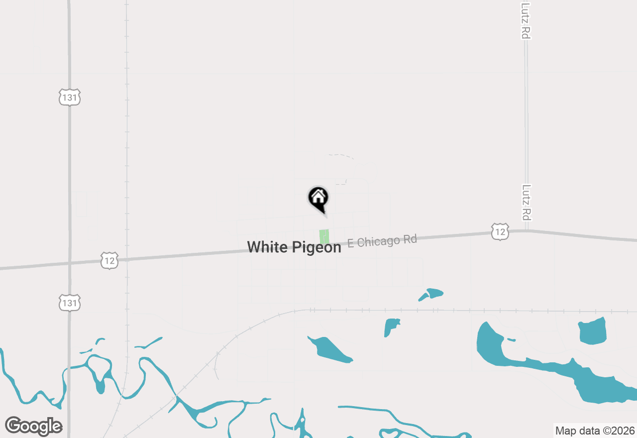 Map of 202 E Vermont Avenue, White Pigeon, MI 49099