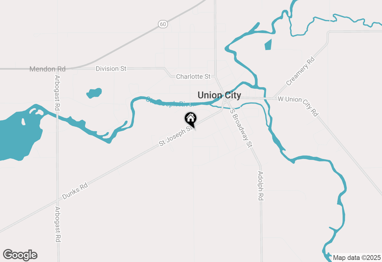 Map of 401 Saint Joseph Street, Union City, MI 49094