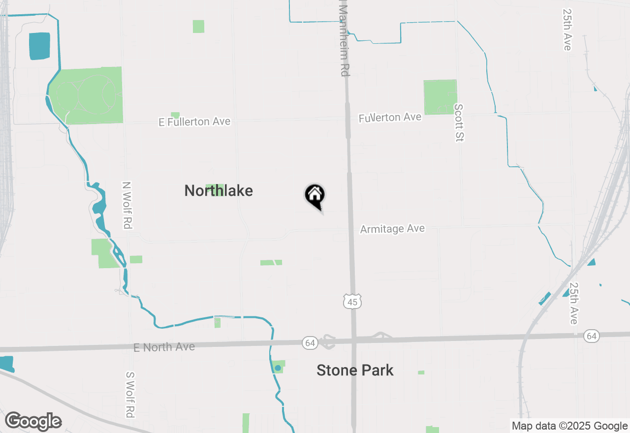 Map of 429 E Major Drive, Northlake, IL 60164