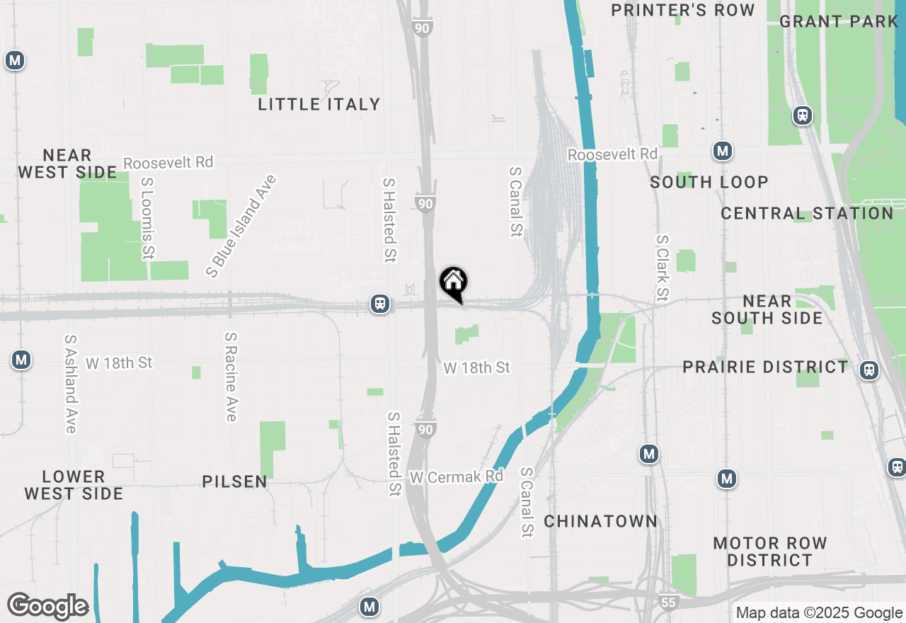 Map of 622 W 16th Street #1, Chicago, IL 60616