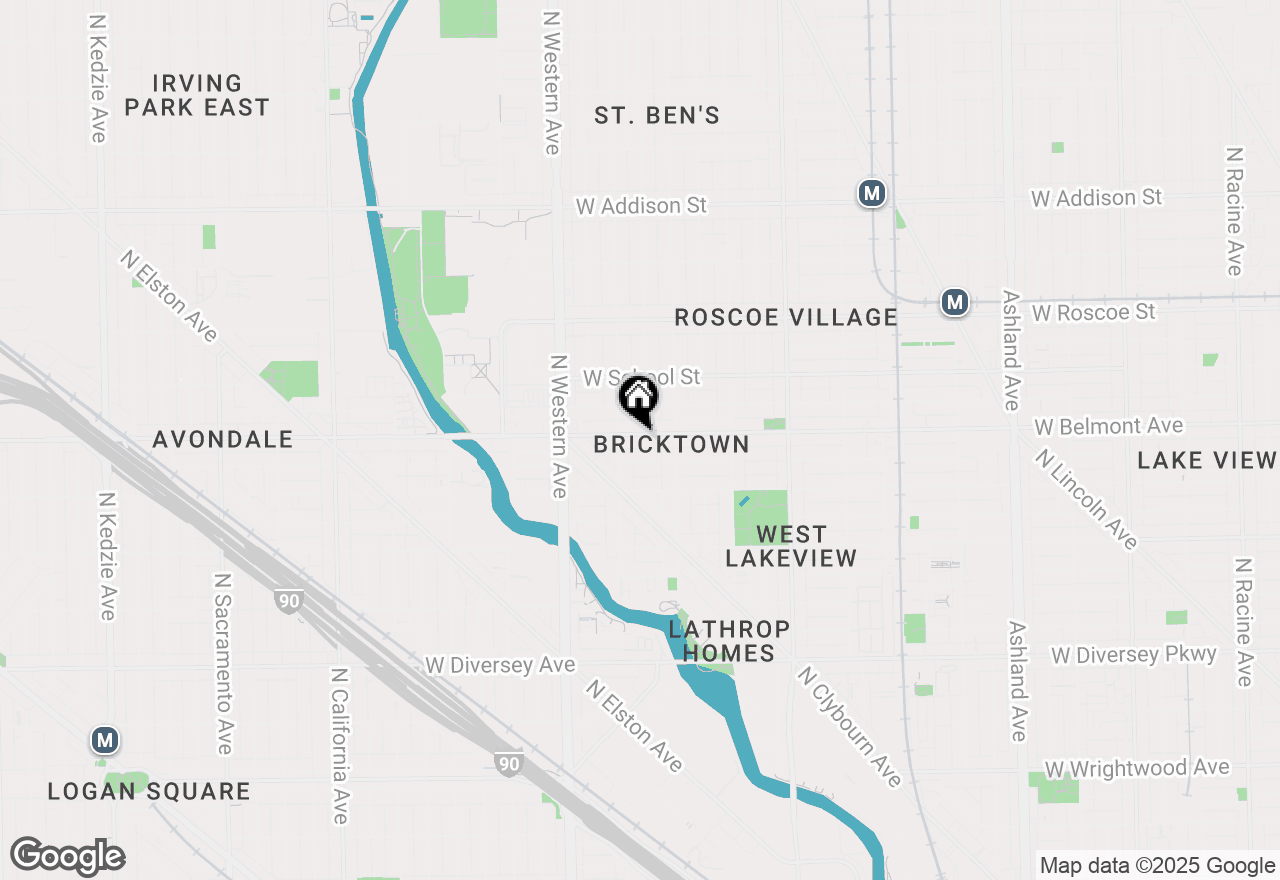 Map of 2239 W Belmont Avenue #2, Chicago, IL 60618